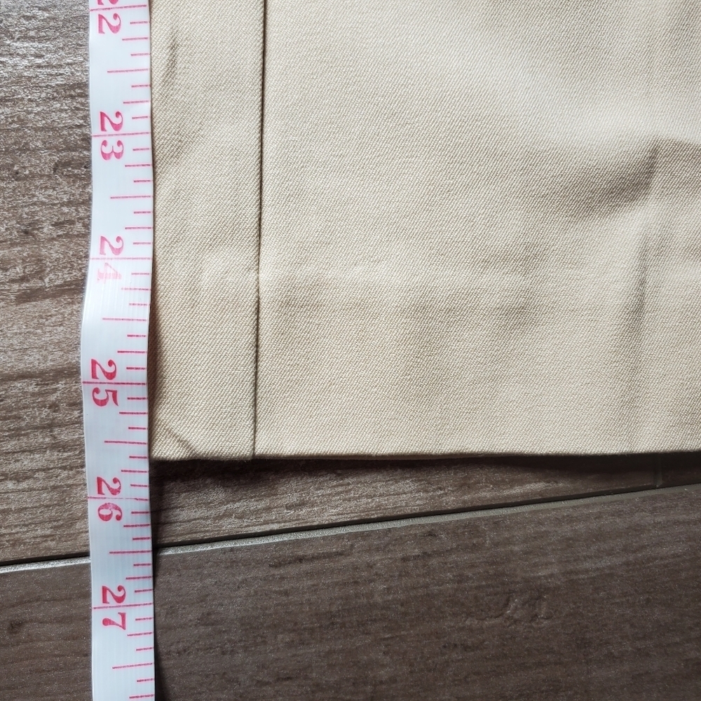 NWT a new day Kick Flare Highest Rise Chino Dress Pants Women's Size 6R Beige - Picture 11 of 16
